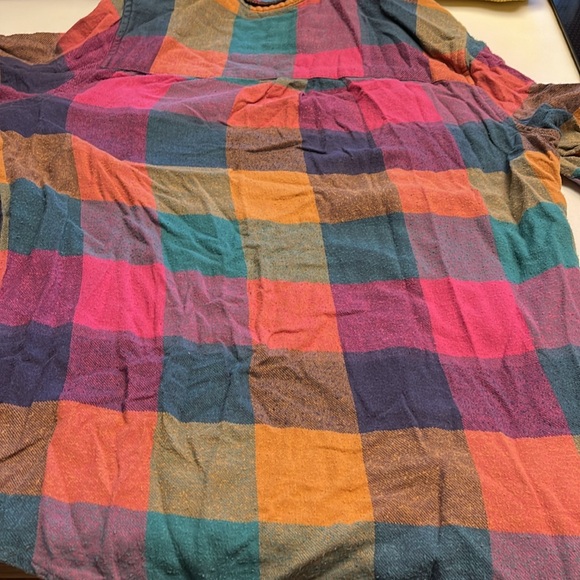 Forever 21 Cotton Plaid Fall Button Up Shirt - Picture 4 of 4